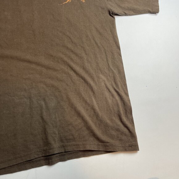 VTG Y2K Norwegian Cruise Line T shirt Mens M Alaska Brown Animal Wildlife - Picture 6 of 15